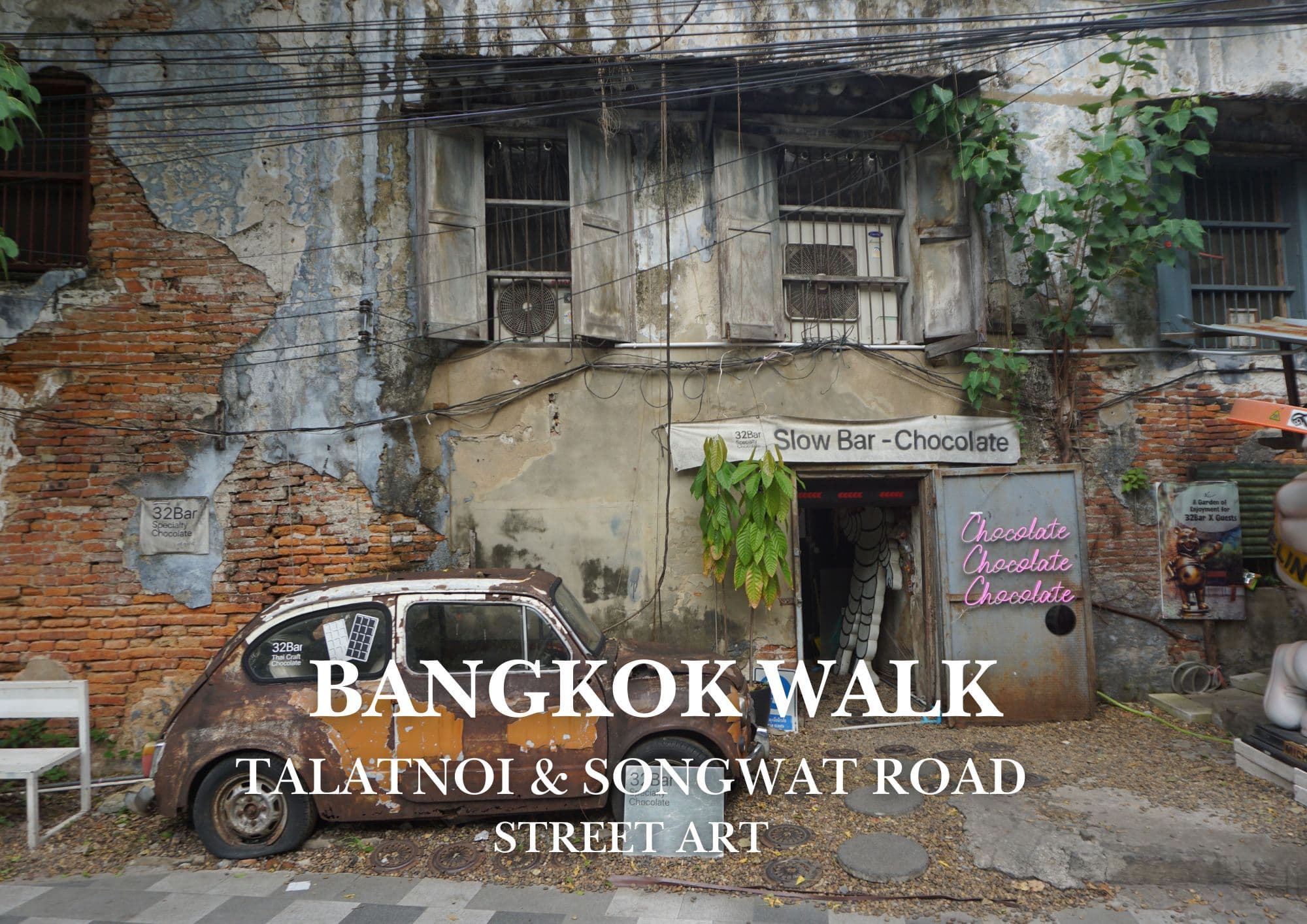 Bangkok: Talat Noi & Songwat Street Art Walking Tour.